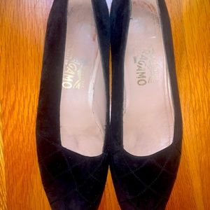 Salvador ferragamo BLACK FLATS shoes